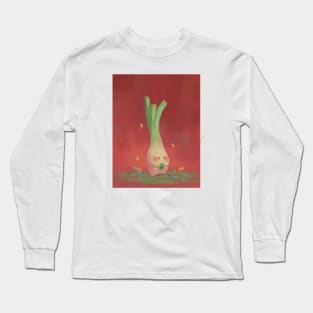 Anxious Spring Onion Long Sleeve T-Shirt